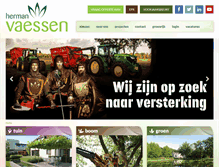 Tablet Screenshot of hermanvaessen.nl